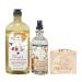 Bath & Body Works Aromatherapy Steeped Invigoration Rose + Tangerine + Tea Body Wash + Foam Bath and Essential Oil Mist Bundle with a Himalayan Salts Springs Bar Soap - Full Size