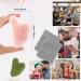 Yosemy 2stk Gua Sha Set - Jade Face Massage Stone & Rosenquarz Tool | Spa Beauty Care for Neck & Body | Crystal Heart Shape - Buy Online on GoSupps.com