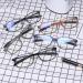 DOOViC Blue Light Filter Reading Glasses for Unisex TR259-C | Matte Black (2.75x) | 9 Colors | International Shipping Available - Buy Online on GoSupps.com