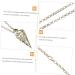 CALLARON 1pc Ice Cream Cone Necklace The Necklaces Womens Neck Accessory Can Be Opened Jewelry Woman - Buy Online on GoSupps.com