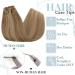 Runature Real Hair Clip-In Extensions - Dark Blonde & Gold Blonde Remy Human Hair Seamless Short 14 Inch - 120g 7 Pieces (#10P16) - Buy Online on GoSupps.com