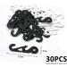 30Pcs Adjustable Mask Ear Hooks for Ear Pain Relief - Black & White | Earmuffs for Adults and Children - Buy Online on GoSupps.com