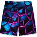 Tuonroad Boys Bathing Shorts - Funny 3D Print Fast Drying Swim Trunks for Ages 5-14 | Purple Beach Shorts - Buy Online on GoSupps.com