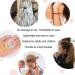 Spiral Hair Ties 20 Pcs - Traceless Phone Cord Ponytail Holders - No Crease Bracelet Hair Accessory - Transparent Matte - Girls Women Ladies Gift - Buy Online on GoSupps.com