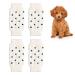 BAOFUYA 4Pcs Dog Leg Warmers Cute Polka Dot Dog Elbow Protector Knitted Pet Leg Warmers Elastic Pet Leg Hock Protectors for Cold Weather S