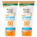 2 x Garnier Ambre Solaire Kids Advanced Sensitive SPF 50+ Resistance X3 Very high protection for children - 2 bottles 50 ml 2 x milk kids 50+