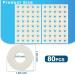 Tikfoam Corn Cushions 80Pcs | Soft Sweatproof Callus Protectors for Feet - 1/8 Thick - Buy Online on GoSupps.com