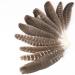 Outuxed 15pcs Natural Turkey Feathers for Crafts  10-12 Inches Large Feathers for Hat Floral DIY Home Wedding Party Decoration Collection