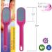 Erlinda Solingen LadyStone Neon Ceramic Foot File Pedicure Tools Hard Skin Callus Remover for Feet and Hands - Natural Foot File Exfoliation to Remove Dead Skin (Pink) - Buy Online on GoSupps.com
