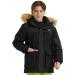 Wantdo Kids Boys' Weatherproof Winter Ski Jacket Black 8-9 with Removable Hood - Buy Online on GoSupps.com