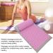 Verdant Touch Massage Mat | Acupuncture & Yoga Mat 68x42 cm | Light Grey with Pink Buckle | Acupressure Pad for Ultimate Relaxation - Buy Online on GoSupps.com