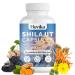 Hovika Shilajit Pure Himalayan 6000MG, Shilajit Resin Supplement for Men & Women 60% Fulvic Acid Shilajit Capsules with Ashwaganhda, Maca, Rhodiola Rosea for Energy, Strength, Immunity, 120 Capsules