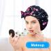 Waterproof Reusable Shower Cap for Women with Long Hair - Adjustable, Washable, Breathable - Black - Buy Online on GoSupps.com