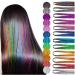 Junguluy Hair Extension Colored Wire Hair Extension Wire Tinsel Set Heat Fairy Hair Tinsel Set with Tools - Buy Online on GoSupps.com