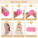 50-Count Compressed Natural Facial Sponges for Exfoliating and Makeup Removal - Reusable Cosmetic Sponge with Clear Plastic Storage Jar | Colorful 50pcs - Buy Online on GoSupps.com