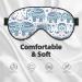 Boho Elephant Sleep Mask - Adjustable & Breathable Eye Mask for Comfortable Sleep | International Shipping Available - Buy Online on GoSupps.com