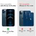 Arae iPhone 12 Pro Max Case Wallet - Blue | Card Holder & Wrist Strap | Compatible & Stylish - Buy Online on GoSupps.com