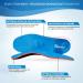 Buy Solelution Arch Orthopedic Insoles for Hallux Valgus/Rigidus - Unisex Forefoot Support - Size 45 Blue | International Shipping Available - Buy Online on GoSupps.com