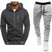 Men's Hanxiulin Jogging Suit - Cotton Sports Clothing Sweatshirt & Pants for Training & Leisure - Buy Online on GoSupps.com