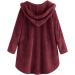Shop Premium Hanxiulin Oversized Plush Hoodie Jacket - Women's Winter Coat in Red & More | XXL Available - Buy Online on GoSupps.com