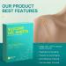 Medical Grade Big Silicone Scar Sheets 6 x 5 - 4 Patches for Scars Treatment and Removal - Buy Online on GoSupps.com