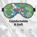 Soft Blackout Eye Masks for Better Sleep - Reusable Sleep Mask for Men & Women Travel Essentials Gifts - Japanese Koi Fish Design - Buy Online on GoSupps.com