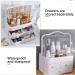 White Makeup Organizer Box - Waterproof & Dustproof Cosmetic Storage for Vanity - Display Cases for Dresser Countertop - Style A - Buy Online on GoSupps.com