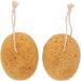 2-Piece Peeling Shower Sponge Set | Gentle Exfoliation for Soft Smooth Skin | Ideal for Sensitive Skin - Buy Online on GoSupps.com