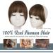 BARSDAR Clip-In Ponytail - 100% Remy Real Hair Temple Bangs | Medium Brown Human Hair Extensions for Women - Buy Online on GoSupps.com