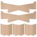 Neck Lift Tape 20Pcs Elastic Breathable Neck Strips Self-adhesive Neck Tape Portable Sweatproof Reusable Wrinkle Removing Neck Tightening Tape Skin Color