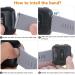 Wepro Replacement Bands for Fitbit Versa SmartWatch - Black - Small 5.5-7.2 - Buy Online on GoSupps.com