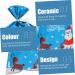 KOMBIUDA Christmas Wrapping 35pcs Christmas Candy Bag Candy Bags Festival Christmas Bags Packing Bag Biscuit Bag - Buy Online on GoSupps.com