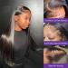 24 Brazilian Virgin Human Hair Straight Lace Front Wig | 13x4 HD Lace, Pre-Plucked, 180% Density | Natural Color with Baby Hair | For Black Women - Buy Online on GoSupps.com