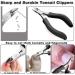 Toenail Clippers Heavy Duty Nail Clippers for Thick Toenails Large Ingrown Toe Nail Clippers-Long Handle Stainless Steel Sharp Ingrown Nail Clipper for Seniors-Black - Buy Online on GoSupps.com