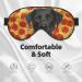 Black Labrador Blackout Eye Mask - Double-Sided Soft Sleeping Mask with Adjustable Straps for Ultimate Comfort - Buy Online on GoSupps.com