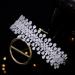 5A Cubic Zirconia Wedding Headband for Bride | Bridal Sweet 16 Party Hair Accessory - Silver HG0089 - Buy Online on GoSupps.com