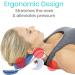 Vive Neck and Shoulder Relaxer - Chiropractic Support Pillow for Neck Pain Relief - Buy Online on GoSupps.com