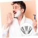 Frcolor Stainless Steel Razor & Shaving Cup Set | Rustproof Beard Shaver for Men | Ideal Household Shaving Tools - Buy Online on GoSupps.com