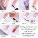 Bebochoi 200 pcs Silk Fiberglass Nail Extensions Set with 2 Tweezers | Nail Art Accessories for Salon & Home Use - Buy Online on GoSupps.com