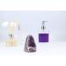 Deep Purple Amethyst Cluster (250-350g) - Polished Geode Quartz Crystal for Spiritual Healing and Home Decor - Buy Online on GoSupps.com