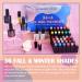 Lavender Violets 42 Pcs Gel Nail Polish Kit Set - 36 Colors + 6 Base Top Coat - Glossy Matte & Glow in the Dark - Nail Art C952 Winter Leaves - Buy Online on GoSupps.com