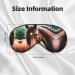 SSIMOO Two Horses Soft Sleep Eye Mask - Breathable Travel Eye Patch for Women Perfect for Relaxation Black - Buy Online on GoSupps.com