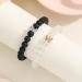 Oralgos Matching Crown Pearl Bracelets for Couples - Heart-Charm Magnetic Bracelet Set for Friends & Girlfriend - Buy Online on GoSupps.com