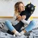 Mewaii 51in Long Moon Eye Black Cat Plush Pillow - Cute Stuffed Animal Toy for Kids - Buy Online on GoSupps.com