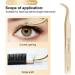 Nagaraku Professional Precision Tweezers for Eyelash Extensions - Curved & Straight Gold Stainless Steel (M-01 & M-02) - Buy Online on GoSupps.com