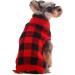 Katzinst Christmas Dog Sweater for Small Dogs | Fleece Styles for French Bulldogs Dachshunds Chihuahuas & Yorkshire Terriers | Red & Black - Buy Online on GoSupps.com