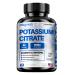 Natural Potassium Citrate 99 mg - for Electrolyte Balance & Normal PH Kidney Health Absorbable Potassium Supplement Essential Minerals - 60 Capsules