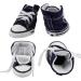 abcGoodefg Pet Dog Shoes | Puppy Canvas Sport Sneaker Boots | Outdoor Nonslip Causal Rubber Sole Shoes for Small Dog - Dark Blue - Buy Online on GoSupps.com