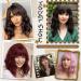 Nexyshe Hair Topper 14 Inch Wavy Hair Toppers with Bangs 6.5''X6.5'' Gluless Wig for Women Synthetic Hair Pieces for Thinning Hair Rich Brown - Buy Online on GoSupps.com