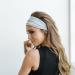 6-Piece Women's Elastic Hair Bands - Yoga Workout & Gym Headbands - Cotton Wide Headscarves in Black White Navy Yellow Light Gray & Skin Color - Summer Hair Accessories - Buy Online on GoSupps.com